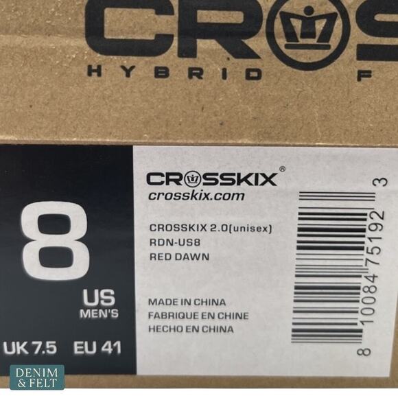 Crosskix 2.0 Red Dawn Hybrid Water Shoes Gray Red Outdoor Boating Hiking Beach - Picture 13 of 15